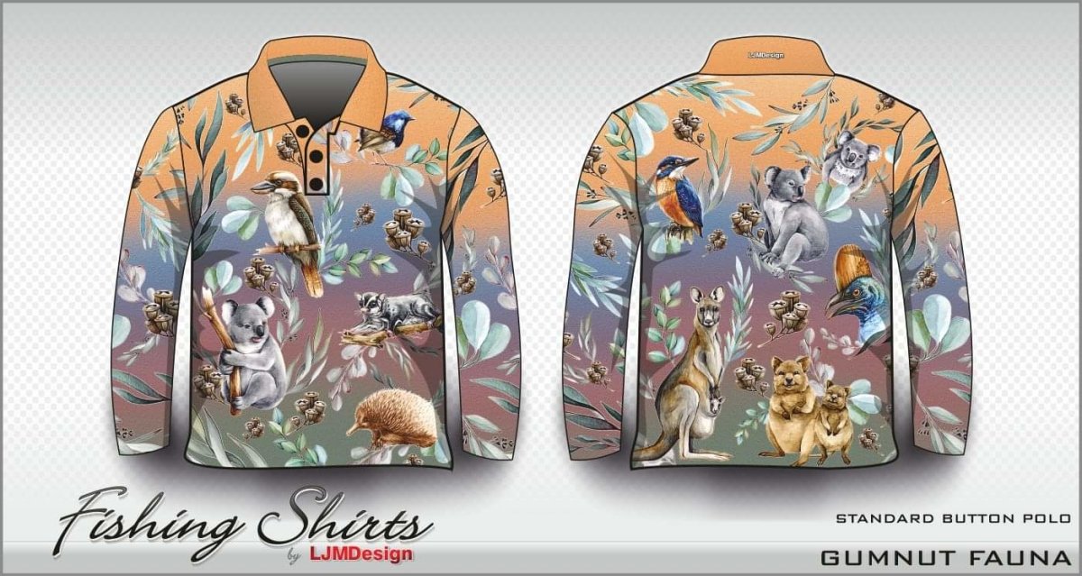 Australian | Gumnut Fauna Australian Shirt Long or Short Sleeve Z and TEE Australia Australia Day Australian Australiana camping country COUNTRY WESTERN DESIGNS fishing LJM Preorder quick dry spo-default spo-disabled sun sun shirt sun shirts sunsafe uv western Women WOMEN'S DESIGNS womens