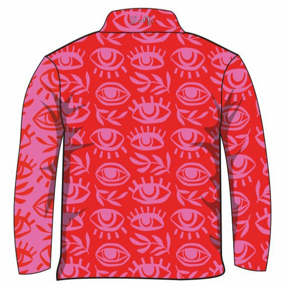 Vacay | Santorini Shirt Long or Short Sleeve Z and TEE Aussie Australia Australia Day Australian Australiana camping fishing shirt girls KIDS KIDS ALL kids design KIDS DESIGNS Kids UV rated shirt koala LJM PATTERN AND PLAIN DESIGNS Preorder quick dry spo-default spo-disabled sun sun shirt sun shirts sunsafe swim shirt uv