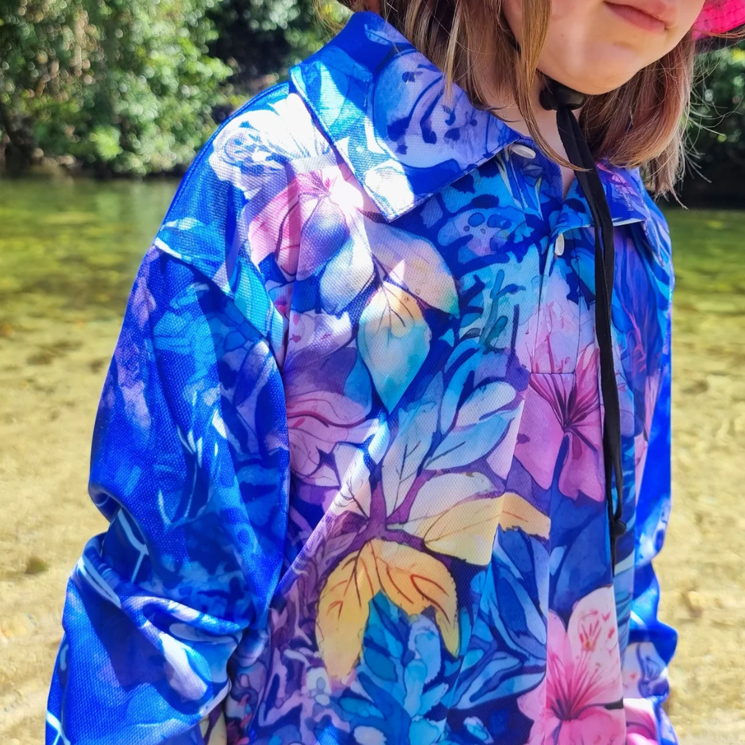 Tropical | Atlantis Breeze Paradise Sun Shirt Z and TEE country country music COUNTRY WESTERN DESIGNS cowgirl GIRL GIRL'S DESIGNS Girl's Fishing Girls HER ALL LJM Preorder quick dry spo-default spo-disabled sun sun safe sun shirt sun shirts SUN SMART sunsafe sunsmart uv western Women women's WOMEN'S DESIGNS work z&tee