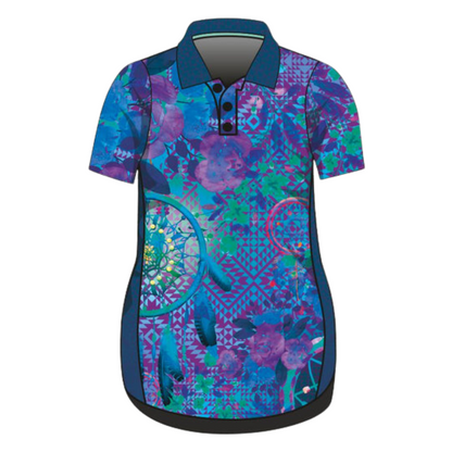 Aztec Dreamcatcher Purple Lifestyle Dress Long or Short Sleeve Z and TEE girls womens