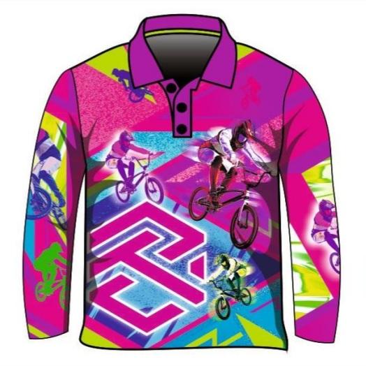 Extreme | BMX Pink Fishing Shirt Z and TEE camping fishing girl girls GIRLS DESIGNS LJM omens Preorder quick dry spo-default spo-disabled sun sun shirt sun shirts sunsafe uv women xtreme