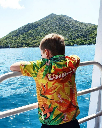 Cruise | Cruisin Marine Blue Cruise Shirt Long or Short Sleeve Z and TEE camping cruise Cruising fishing GROUP HOLIDAY LJM MATCHING men mens Preorder quick dry spo-default spo-disabled sun sun shirt sun shirts sunsafe tropical TROPICAL DESIGNS uv VACATION