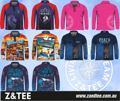 Custom Design Fishing Shirts or Dresses