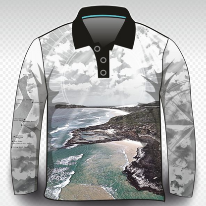 Fraser Island | Escape Explore K'gari (Fraser Island) Shirt Long or Short Sleeve Z and TEE 4x4 boy boys camping fishing FRASER ISLAND DESIGNS K'gari LJM men mens Preorder quick dry spo-default spo-disabled sun sun shirt sun shirts sunsafe travel uv