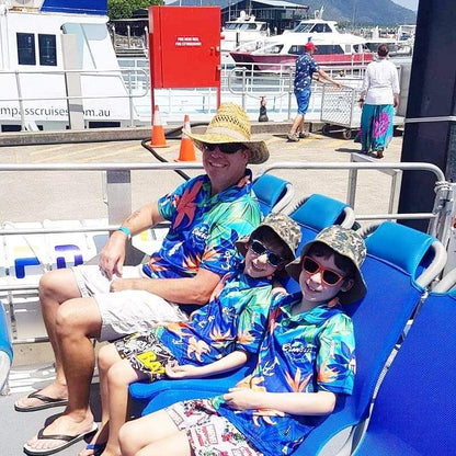 Cruise | Cruisin Marine Yellow Cruise Shirt Long or Short Sleeve Z and TEE Australia Australia Day Australian Australiana camping cruise dup-review-publication fishing LJM men mens Preorder quick dry spo-default spo-disabled sun sun shirt sun shirts sunsafe tropical TROPICAL DESIGNS uv