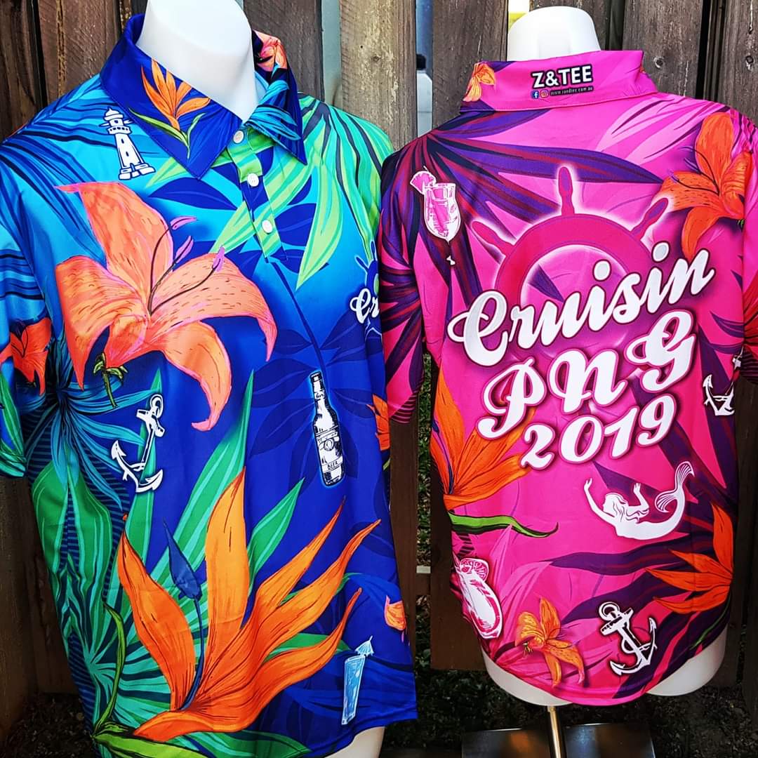 Cruise | Cruisin Party Yellow Cruise Shirt Long or Short Sleeve Z and TEE Australia Australia Day Australian Australiana camping cruise dup-review-publication fishing LJM men mens Preorder quick dry spo-default spo-disabled sun sun shirt sun shirts sunsafe tropical TROPICAL DESIGNS uv