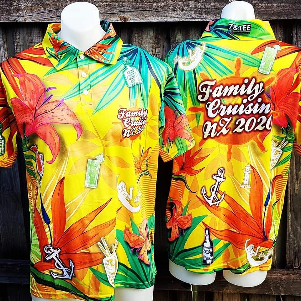 Cruise | Cruisin Marine Blue Cruise Shirt Long or Short Sleeve Z and TEE camping cruise Cruising fishing GROUP HOLIDAY LJM MATCHING men mens Preorder quick dry spo-default spo-disabled sun sun shirt sun shirts sunsafe tropical TROPICAL DESIGNS uv VACATION