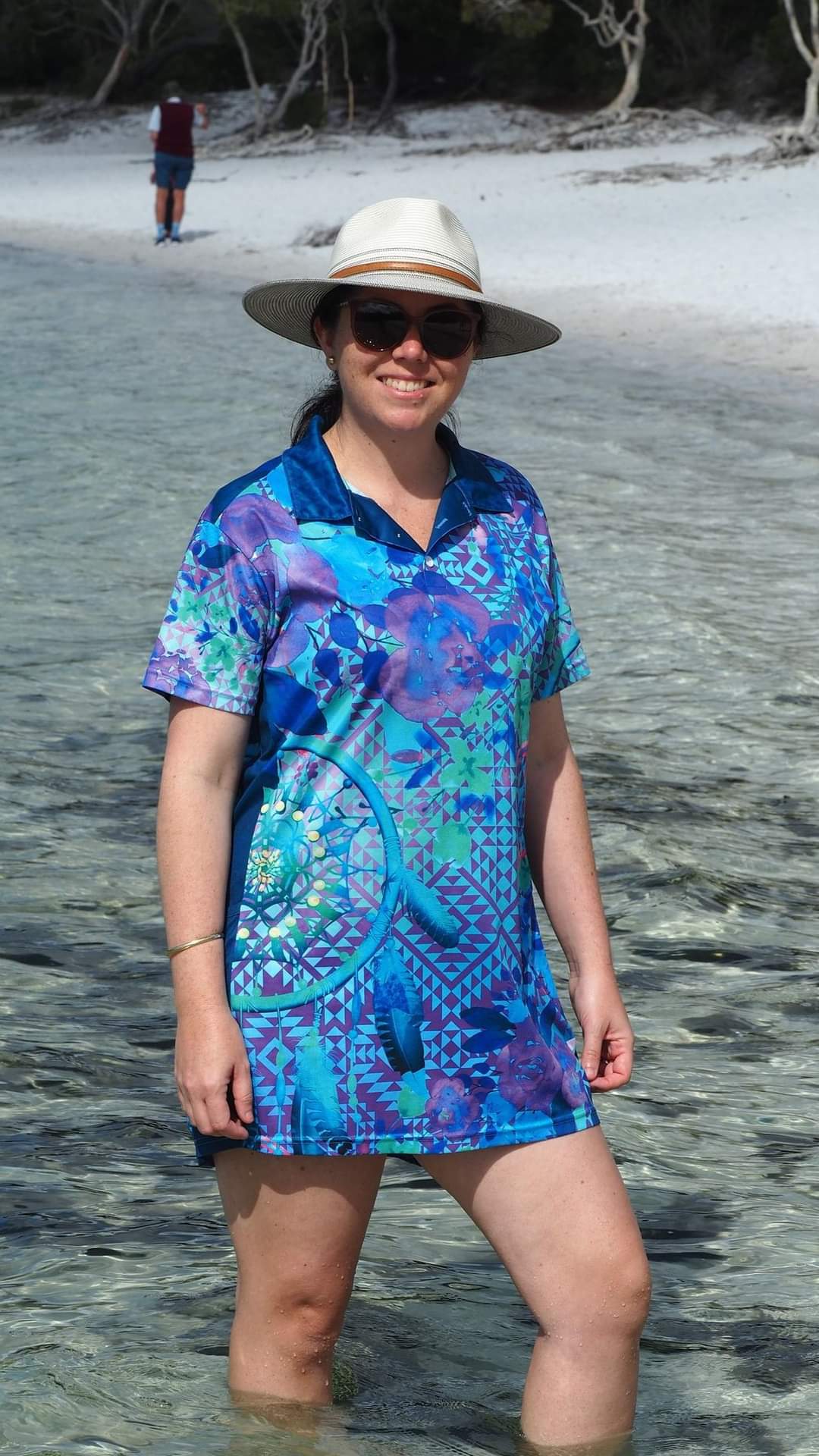 Aztec Dreamcatcher Purple Lifestyle Dress Long or Short Sleeve Z and TEE girls womens