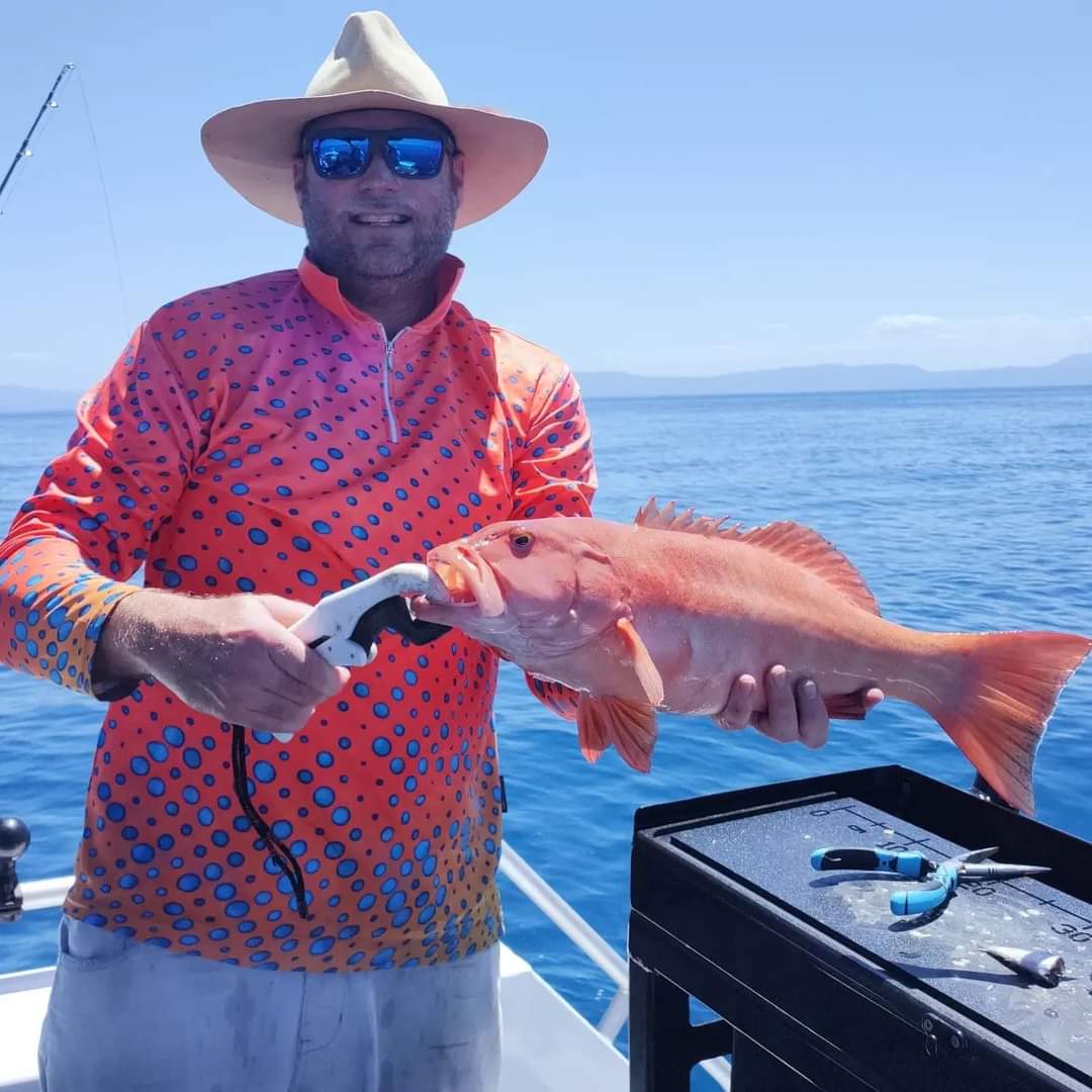 Pattern | Salt and Popper Coral Trout Fishing Shirt Long or Short Sleeve Z and TEE custom FISH FISH DESIGNS FISHING FISHING SHIRT fishing shirts LJM men MEN'S DESIGNS mens orange PATTERN AND PLAIN DESIGNS Preorder quick dry spo-default spo-disabled sun sun shirt sun shirts sunsafe uv