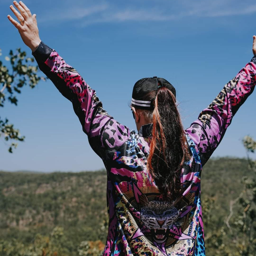 Wild Side Be Fierce Shirt Long or Short Sleeve Z and TEE animal print animals camping fishing ladies Ladies Fishing Ladies Fishing Shirt Lady LEOPARD leopard print LJM PATTERN AND PLAIN DESIGNS Preorder PURPLE quick dry spo-default spo-disabled sun sun shirt sun shirts sunsafe TIGER uv Women WOMEN'S DESIGNS womens