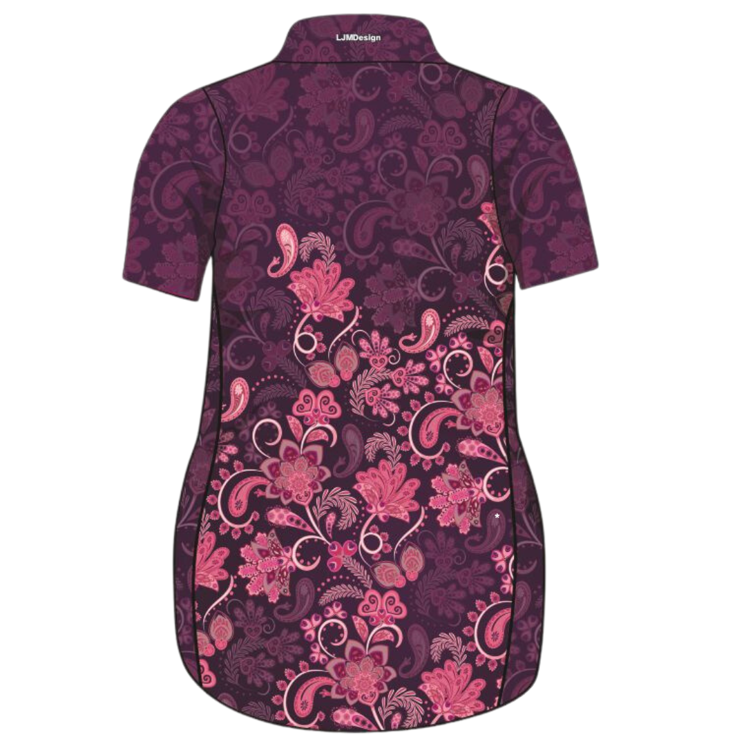  Pre-Order  Paisley Purple Lifestyle Dress Short or Long Z and TEE girls womens