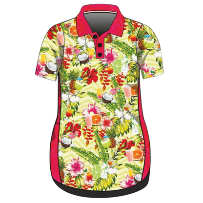 Tropical | Chevron Cocktail Tropical Lifestyle Dress Long or Short Sleeve Z and TEE cruise Cruising girls PATTERN AND PLAIN DESIGNS tropical TROPICAL DESIGNS WOMEN'S DESIGNS womens