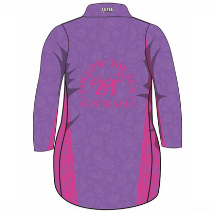 Pattern | Follow the Sun Paisley Lilac Pink Lifestyle Dress Long or Short Sleeve Z and TEE girls MANDALA PATTERN AND PLAIN DESIGNS WOMEN'S DESIGNS womens