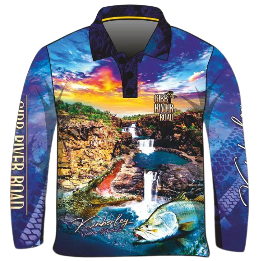 Gibb River Road Western Australia Blue Shirt Long or Short Sleeve Z and TEE 4x4 camping fishing FISHING SHIRT girls Ladies Fishing Shirt LJM Preorder quick dry spo-default spo-disabled sun sun shirt sun shirts sunsafe tip travel uv womens