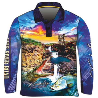 Gibb River Road Western Australia Blue Shirt Long or Short Sleeve Z and TEE 4x4 camping fishing FISHING SHIRT girls Ladies Fishing Shirt LJM Preorder quick dry spo-default spo-disabled sun sun shirt sun shirts sunsafe tip travel uv womens