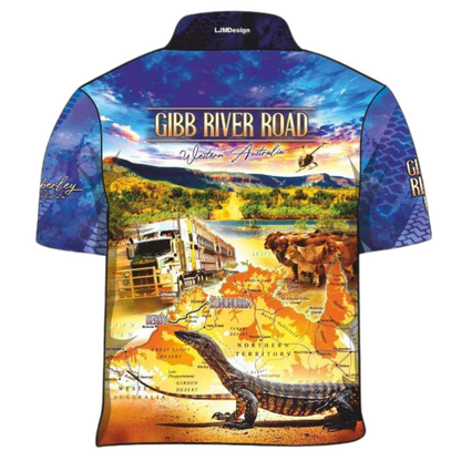 Gibb River Road Western Australia Blue Shirt Long or Short Sleeve Z and TEE 4x4 camping fishing FISHING SHIRT girls Ladies Fishing Shirt LJM Preorder quick dry spo-default spo-disabled sun sun shirt sun shirts sunsafe tip travel uv womens