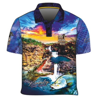 Gibb River Road Western Australia Blue Shirt Long or Short Sleeve Z and TEE 4x4 camping fishing FISHING SHIRT girls Ladies Fishing Shirt LJM Preorder quick dry spo-default spo-disabled sun sun shirt sun shirts sunsafe tip travel uv womens