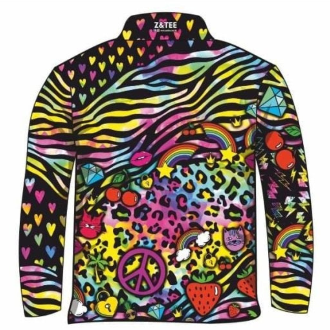 Kids | Girl Squad Shirt Long or Short Sleeve Z and TEE animal print camping fishing girl girls GIRLS DESIGNS kasey rainbow kid Kid's Fishing Kid's Fishing Apparel Kid's Fishing Shirt Kid's Uv Rated Shirts KIDS KIDS ALL kids design KIDS DESIGNS Kids UV rated shirt leopard leopard print little party dress LJM Preorder quick dry rainbow spo-default spo-disabled sun sun safe sun shirt sun shirts sunsafe uv