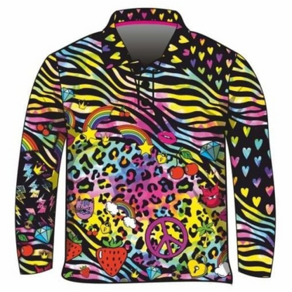 Kids | Girl Squad Shirt Long or Short Sleeve Z and TEE animal print camping fishing girl girls GIRLS DESIGNS kasey rainbow kid Kid's Fishing Kid's Fishing Apparel Kid's Fishing Shirt Kid's Uv Rated Shirts KIDS KIDS ALL kids design KIDS DESIGNS Kids UV rated shirt leopard leopard print little party dress LJM Preorder quick dry rainbow spo-default spo-disabled sun sun safe sun shirt sun shirts sunsafe uv