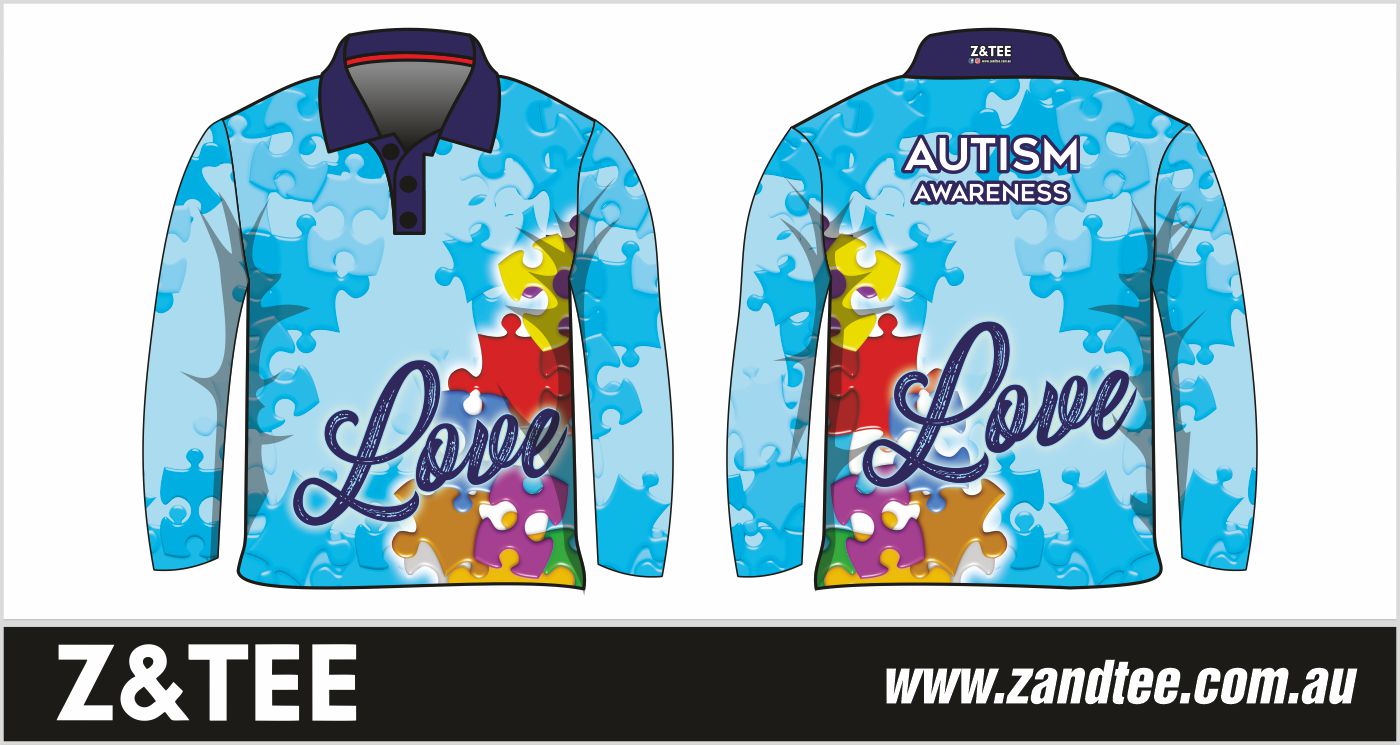  Pre-Order  Autism Awareness Shirt Z and TEE camping fishing LJM Preorder quick dry spo-default spo-disabled sun sun shirt sun shirts sunsafe uv