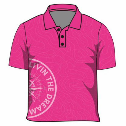 Topography Compass Pink Shirt Long or Short Sleeve Z and TEE adventure camping fishing Girls GIRLS DESIGNS LJM mens PATTERN AND PLAIN DESIGNS plain plain colour Preorder quick dry spo-default spo-disabled sun sun shirt sun shirts sunsafe uv Women WOMEN'S DESIGNS Women's Fishing Women's Fishing Shirt womens