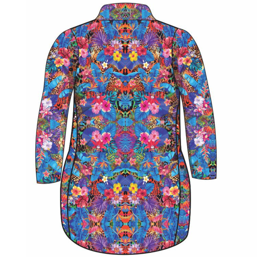 Tropical | Fantasia Lifestyle Dress Long or Short Sleeve Z and TEE cruise Cruising girls PATTERN AND PLAIN DESIGNS tropical TROPICAL DESIGNS WOMEN'S DESIGNS womens