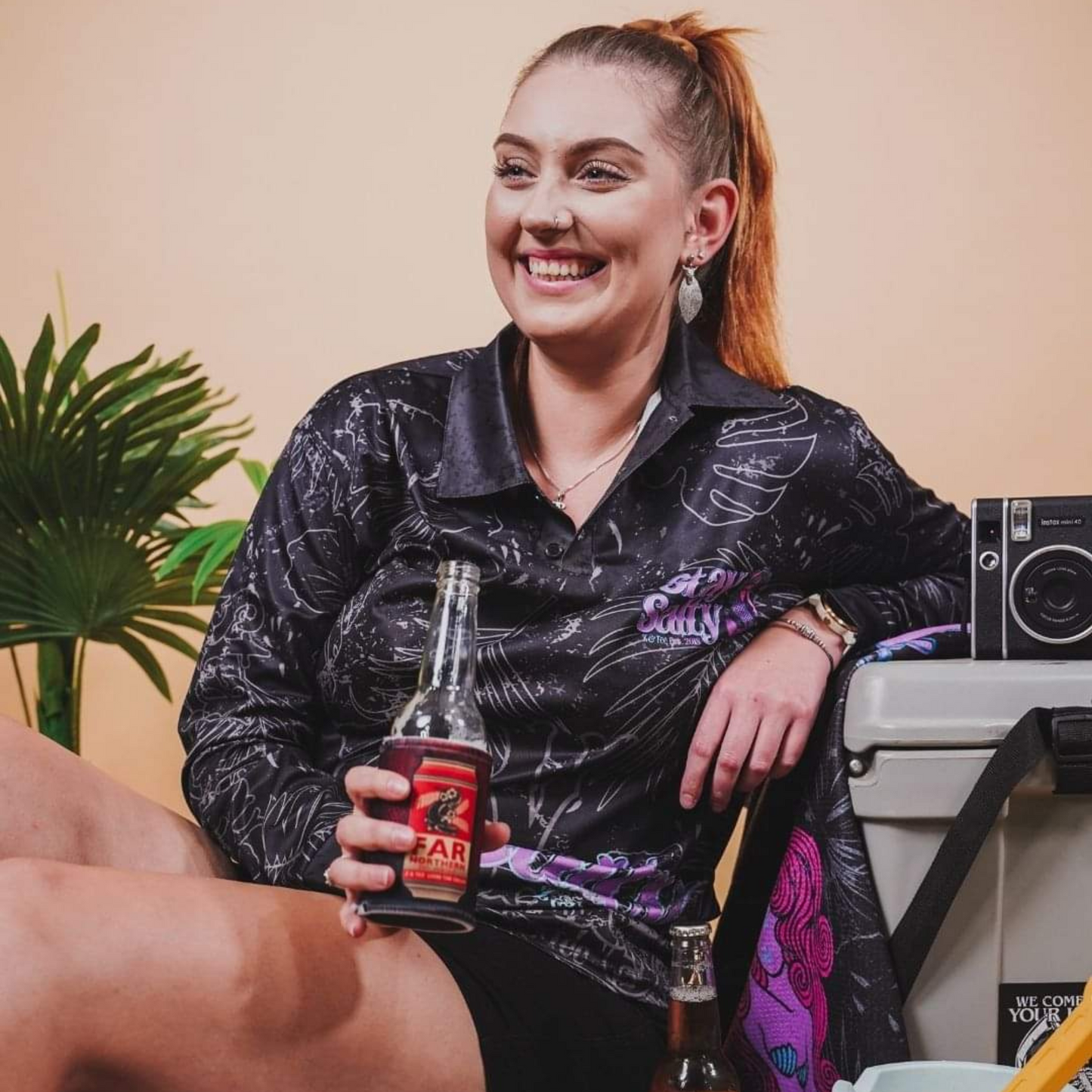 Women's | Stay Salty Mermaid Shirt Long or Short Sleeve Z and TEE black camping cruise fishing ladies LJM mermaid Preorder purple quick dry spo-default spo-disabled sun sun shirt sun shirts sunsafe sunsmart tropical TROPICAL DESIGNS uv women's WOMEN'S DESIGNS Women's Fishing