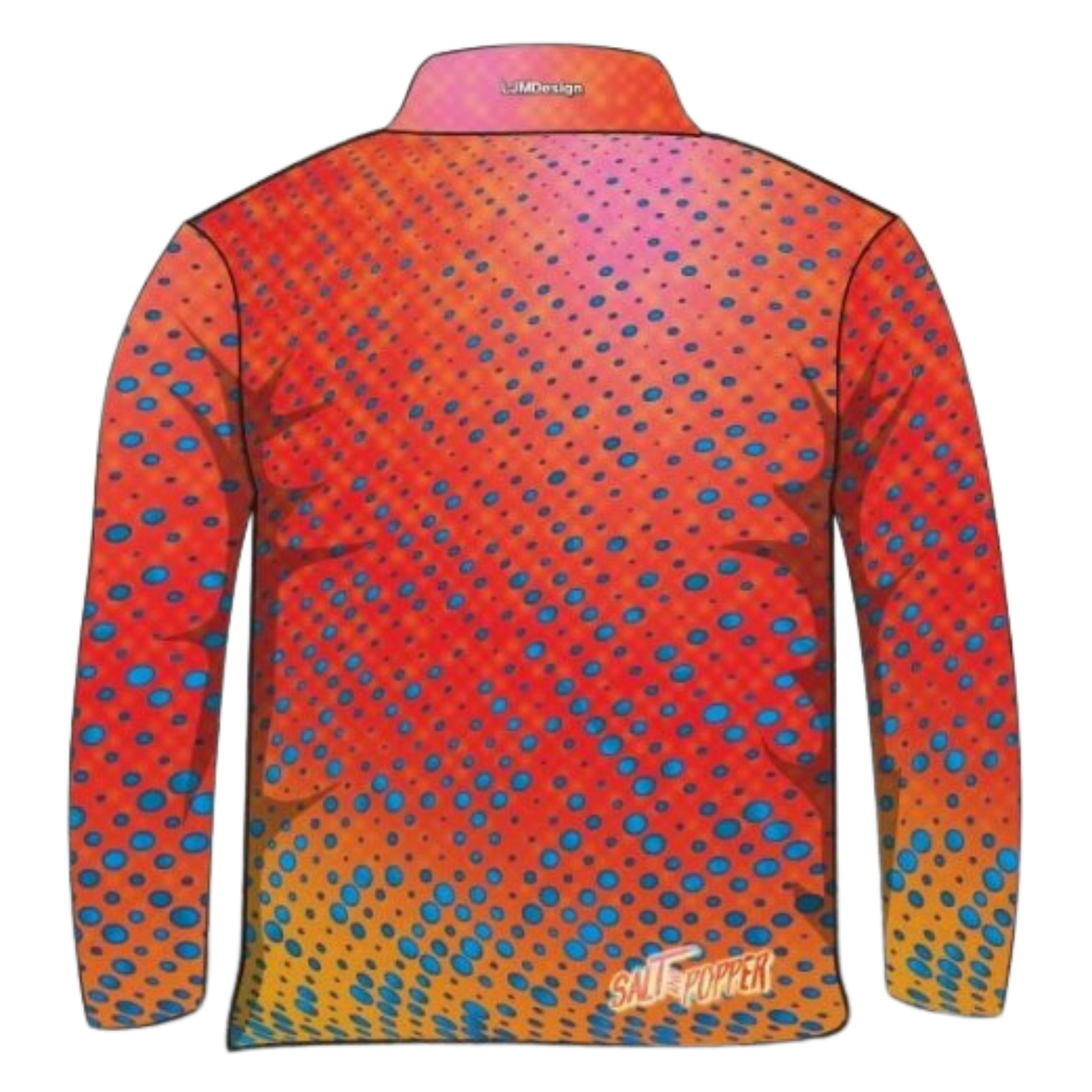 Pattern | Salt and Popper Coral Trout Fishing Shirt Long or Short Sleeve Z and TEE custom FISH FISH DESIGNS FISHING FISHING SHIRT fishing shirts LJM men MEN'S DESIGNS mens orange PATTERN AND PLAIN DESIGNS Preorder quick dry spo-default spo-disabled sun sun shirt sun shirts sunsafe uv