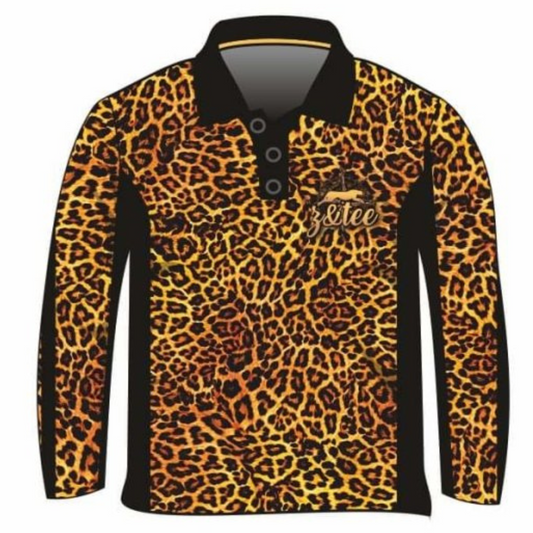 Leopard | Wild Side Alive Leopard Shirt Long or Short Sleeve Z and TEE animal print animals camping fishing ladies Ladies Fishing Ladies Fishing Shirt Lady leopard leopard print LJM Preorder quick dry spo-default spo-disabled sun sun shirt sun shirts sunsafe uv Women WOMEN'S DESIGNS Women's Fishing Women's Fishing Shirt womens