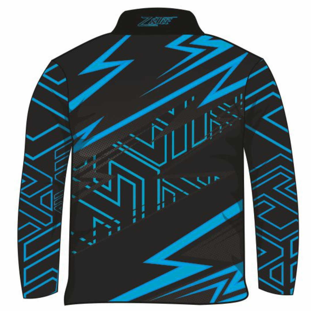 Extreme | Lightning Blue Onyx Shirt Long or Short Sleeve Z and TEE boy boys BOYS DESIGNS camping fishing LJM men MEN'S DESIGNS mens MENS DESIGNS Preorder quick dry spo-default spo-disabled sun sun shirt sun shirts sunsafe uv xtreme