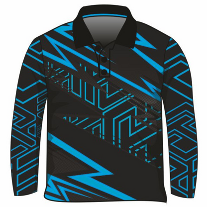 Extreme | Lightning Blue Onyx Shirt Long or Short Sleeve Z and TEE boy boys BOYS DESIGNS camping fishing LJM men MEN'S DESIGNS mens MENS DESIGNS Preorder quick dry spo-default spo-disabled sun sun shirt sun shirts sunsafe uv xtreme