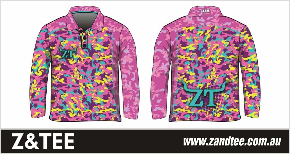 Kids | Camo Florence Pink Shirt Long or Short Sleeve Z and TEE camping fishing GIRLS DESIGNS hunting HUNTING DESIGNS LJM men mens PATTERN AND PLAIN DESIGNS pig hunting Preorder quick dry spo-default spo-disabled sun sun shirt sun shirts sunsafe uv WOMEN'S DESIGNS