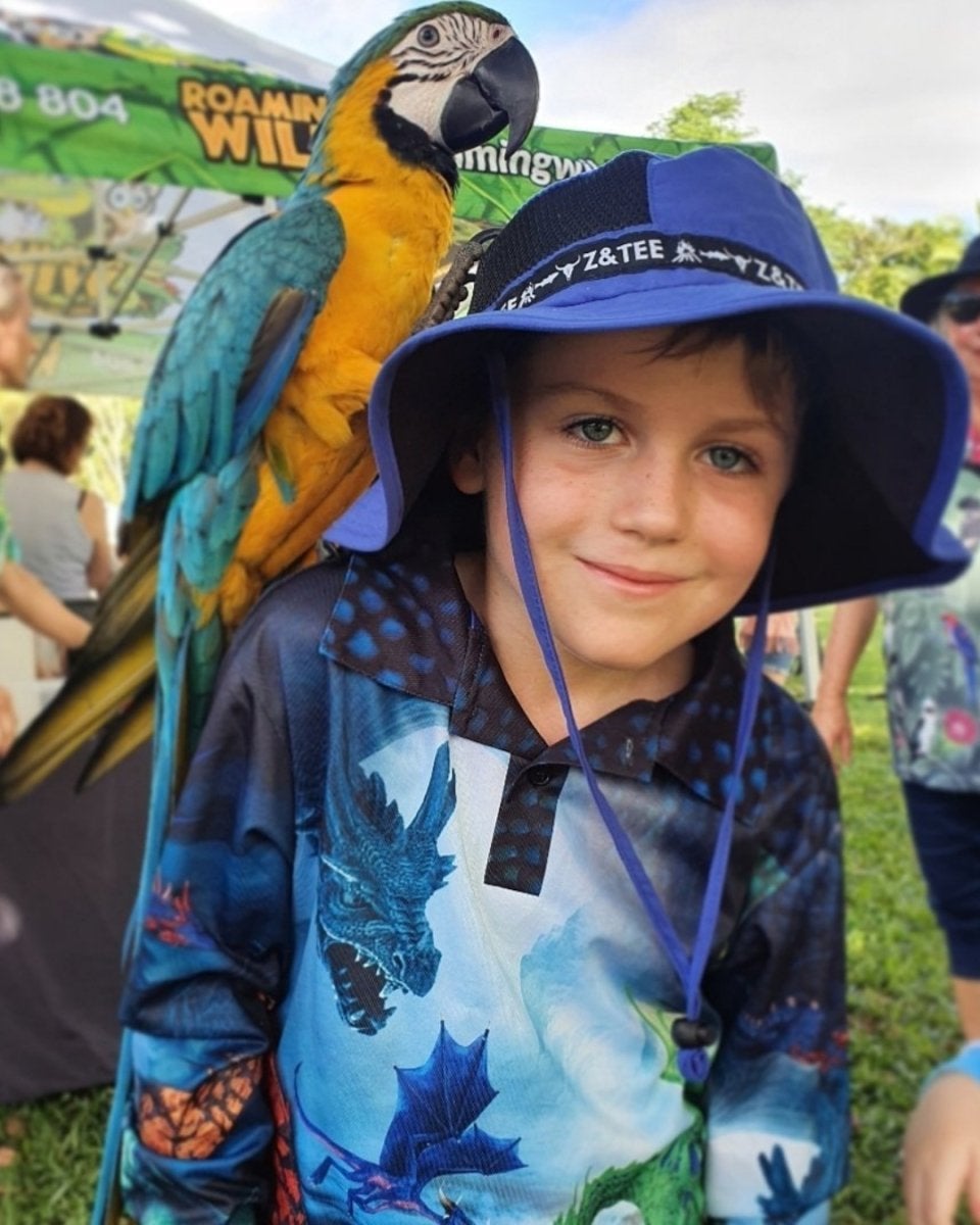 Kids | Castle of Dragons Shirt Long or Short Sleeve Z and TEE blue boys BOYS DESIGNS camping fishing Kid's Fishing Kid's Fishing Apparel KIDS KIDS ALL kids design KIDS DESIGNS Kids UV rated shirt LJM Preorder quick dry spo-default spo-disabled sun sun shirt sun shirts sunsafe uv