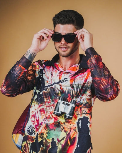 Western | Country Music Rusty Shirt Long or Short Sleeve Z and TEE camping COUNTRY WESTERN DESIGNS festival fishing LJM men MEN'S DESIGNS mens Preorder quick dry spo-default spo-disabled sun sun shirt sun shirts sunsafe uv