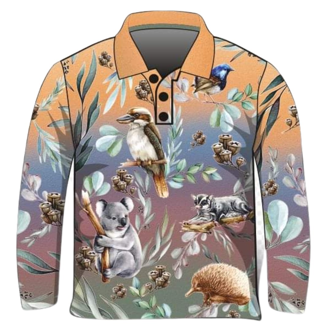Australian | Gumnut Fauna Australian Shirt Long or Short Sleeve Z and TEE Australia Australia Day Australian Australiana camping country COUNTRY WESTERN DESIGNS fishing LJM Preorder quick dry spo-default spo-disabled sun sun shirt sun shirts sunsafe uv western Women WOMEN'S DESIGNS womens