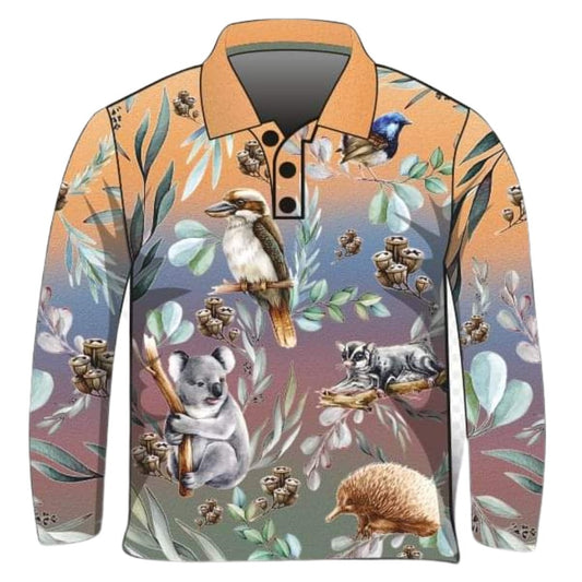 Australian | Gumnut Fauna Australian Shirt Long or Short Sleeve Z and TEE Australia Australia Day Australian Australiana camping country COUNTRY WESTERN DESIGNS fishing LJM Preorder quick dry spo-default spo-disabled sun sun shirt sun shirts sunsafe uv western Women WOMEN'S DESIGNS womens