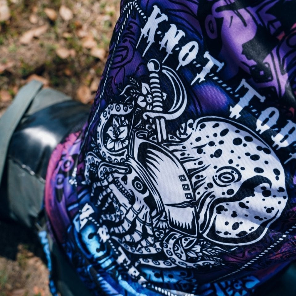 Knot Today | Pink Purple Kraken Shirt Long or Short Sleeve Z and TEE camping fishing kraken LJM ocean pink pirate Preorder purple quick dry sea spo-default spo-disabled sun sun shirt sun shirts sunsafe uv Women WOMEN'S DESIGNS Women's Fishing Women's Fishing Shirt womens