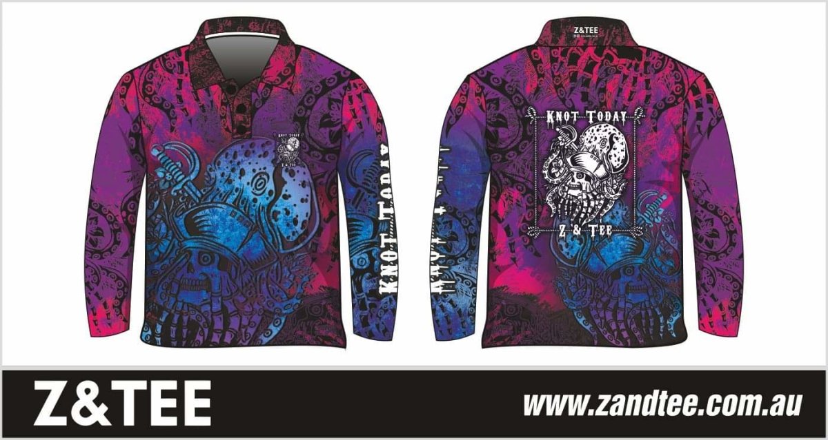 Knot Today | Pink Purple Kraken Shirt Long or Short Sleeve Z and TEE camping fishing kraken LJM ocean pink pirate Preorder purple quick dry sea spo-default spo-disabled sun sun shirt sun shirts sunsafe uv Women WOMEN'S DESIGNS Women's Fishing Women's Fishing Shirt womens