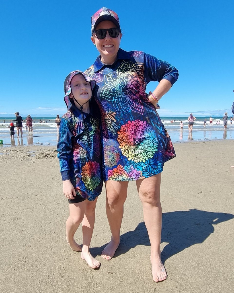  Pre-Order  Kaleidoscope Mandala Lifestyle Dress Z and TEE girls MANDALA WOMEN'S DESIGNS womens