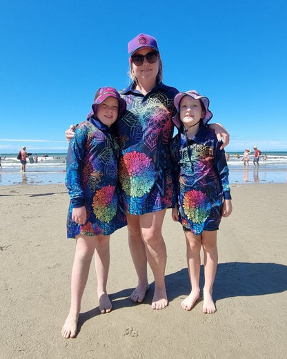  Pre-Order  Kaleidoscope Mandala Lifestyle Dress Z and TEE girls MANDALA WOMEN'S DESIGNS womens