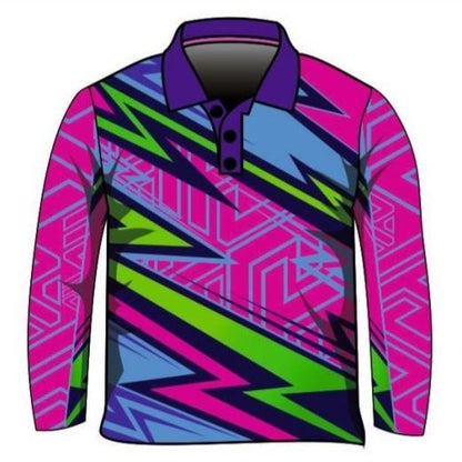 Extreme | Lightning Pink Shirt Z and TEE 4wd 4x4 4X4 DESIGNS boy boys camping fishing GIRLS DESIGNS LJM men mens PATTERN AND PLAIN DESIGNS Preorder quick dry spo-default spo-disabled sun sun shirt sun shirts sunsafe uv xtreme