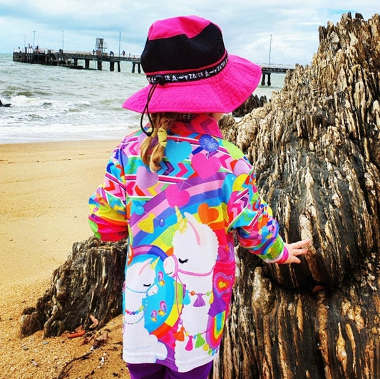 Kids | Llamazing Llamacorn Shirt Long or Short Sleeve Z and TEE camping fishing GIRL'S DESIGNS KIDS KIDS ALL kids design KIDS DESIGNS Kids UV rated shirt LJM men mens Preorder quick dry spo-default spo-disabled sun sun shirt sun shirts sunsafe uv