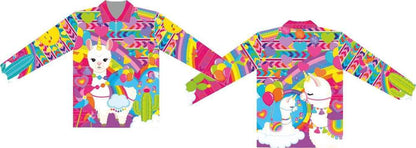 Kids | Llamazing Llamacorn Shirt Long or Short Sleeve Z and TEE camping fishing GIRL'S DESIGNS KIDS KIDS ALL kids design KIDS DESIGNS Kids UV rated shirt LJM men mens Preorder quick dry spo-default spo-disabled sun sun shirt sun shirts sunsafe uv