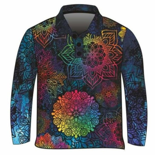 Mandala | Kaleidoscope Fishing Shirt Z and TEE camping fishing LJM MANDALA men mens Preorder quick dry spo-default spo-disabled sun sun shirt sun shirts sunsafe uv WOMEN'S DESIGNS