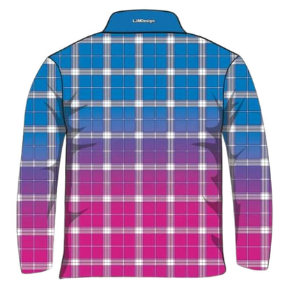 Pattern | Ombre Tartan Shirt Z and TEE camping country fishing GIRL'S DESIGNS LJM PATTERN AND PLAIN DESIGNS Preorder quick dry spo-default spo-disabled sun sun shirt sun shirts sunsafe uv western Women womens