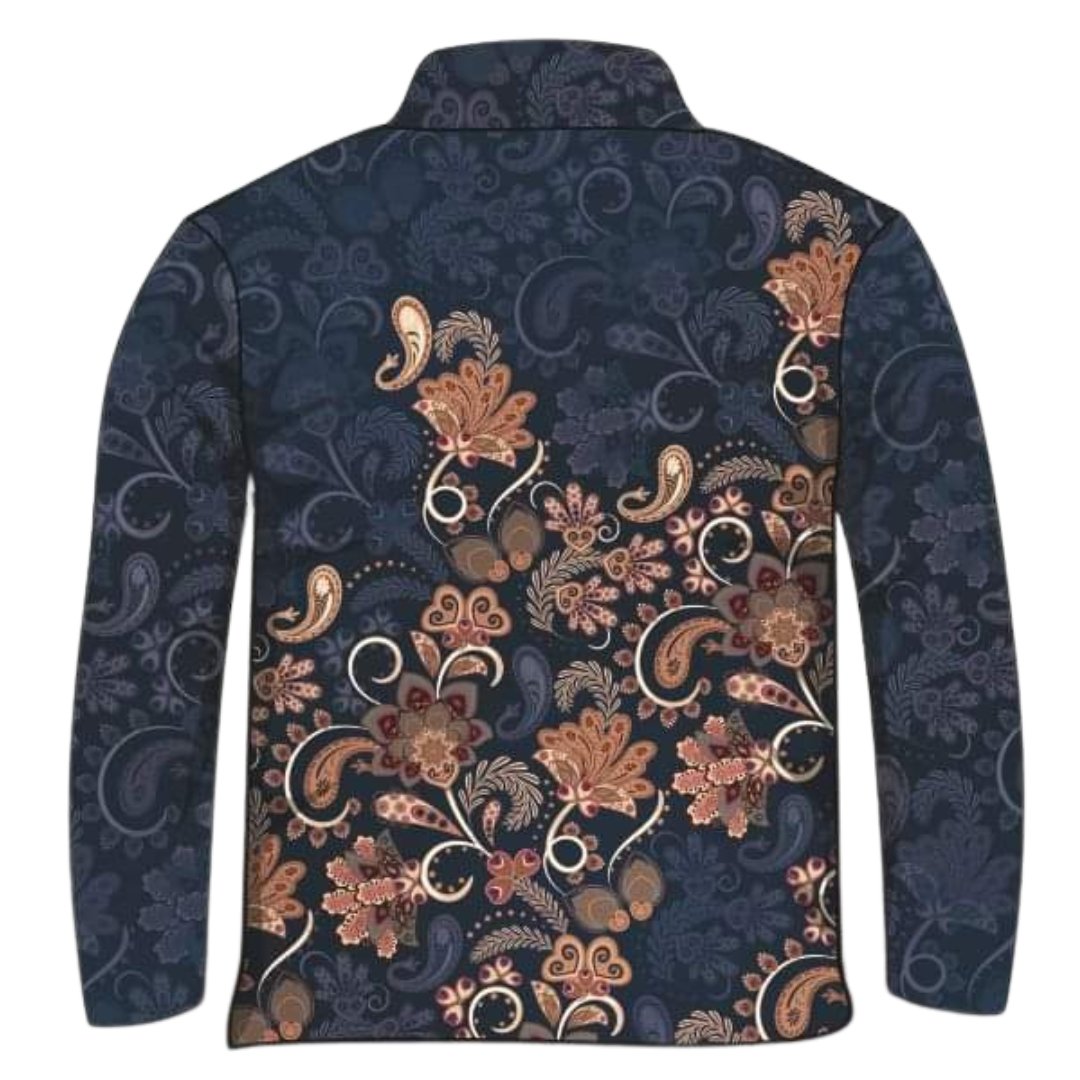 Western | Paisley Navy Shirt Z and TEE Australia Australia Day Australian camping fishing LJM men mens Preorder quick dry spo-default spo-disabled sun sun shirt sun shirts sunsafe uv