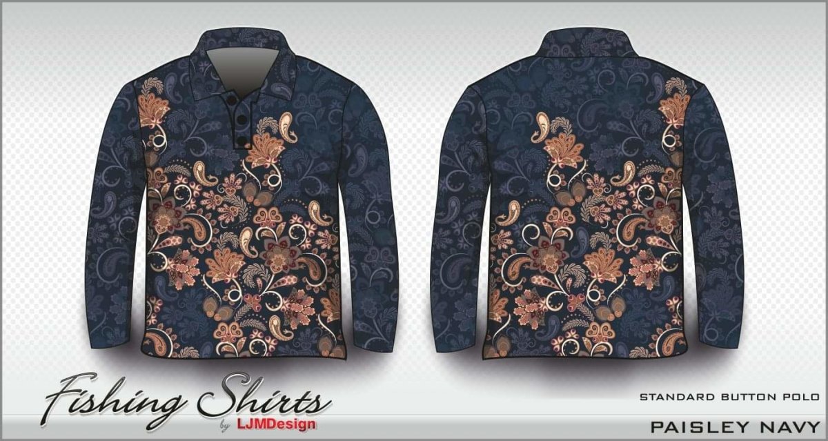 Western | Paisley Navy Shirt Z and TEE Australia Australia Day Australian camping fishing LJM men mens Preorder quick dry spo-default spo-disabled sun sun shirt sun shirts sunsafe uv