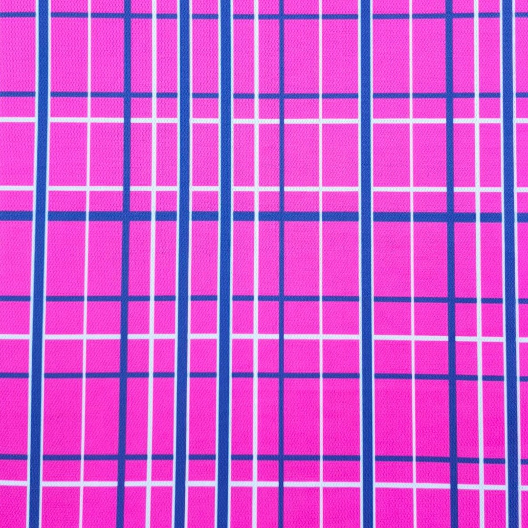  Pre-Order  Pink Tartan Blue Stripe Lifestyle Dress - Long Or Short Sleeves Z and TEE girls WOMEN'S DESIGNS womens