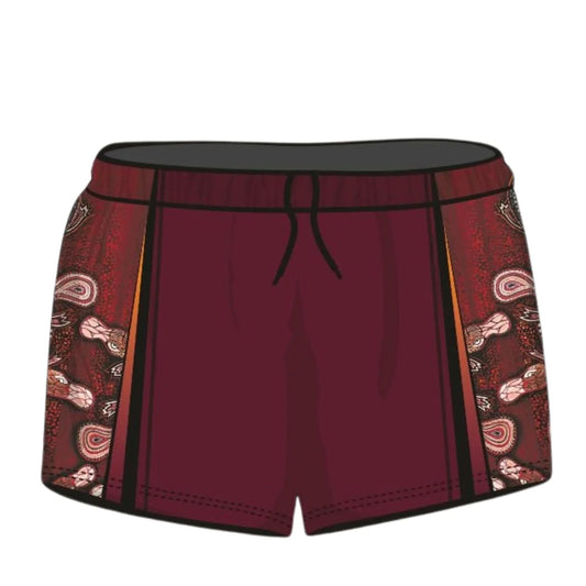 Rugby Shorts | Indigenous Platypus Shorts LJM Designs Aussie AUSSIE FLAG Australia Australia Day Australian Australian Camping OG Australiana blue camping DAD FATHER'S DAY FISHING HIM ALL in stock LJM men MEN'S DESIGNS mens MENS DESIGNS quick dry spo-default spo-disabled sun sun shirt sun shirts sunsafe SWIMMING uv z&tee