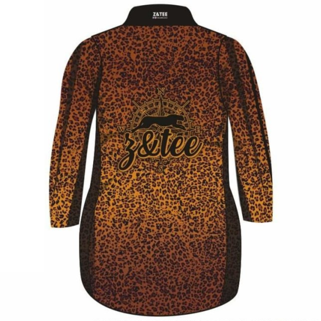  Pre-Order  Wild Side Lifestyle Dress Z and TEE fishing dress girls LEOPARD leopard print POCKETS SPF UV Women WOMEN'S DESIGNS Women's Fishing Women's Fishing Shirt womens